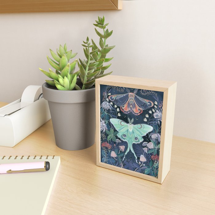 Luna Moth Mini Art Print Gallery Image 2