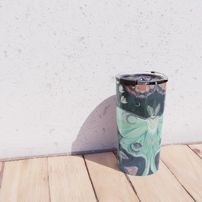Luna Moth Travel Mug Gallery Image 4