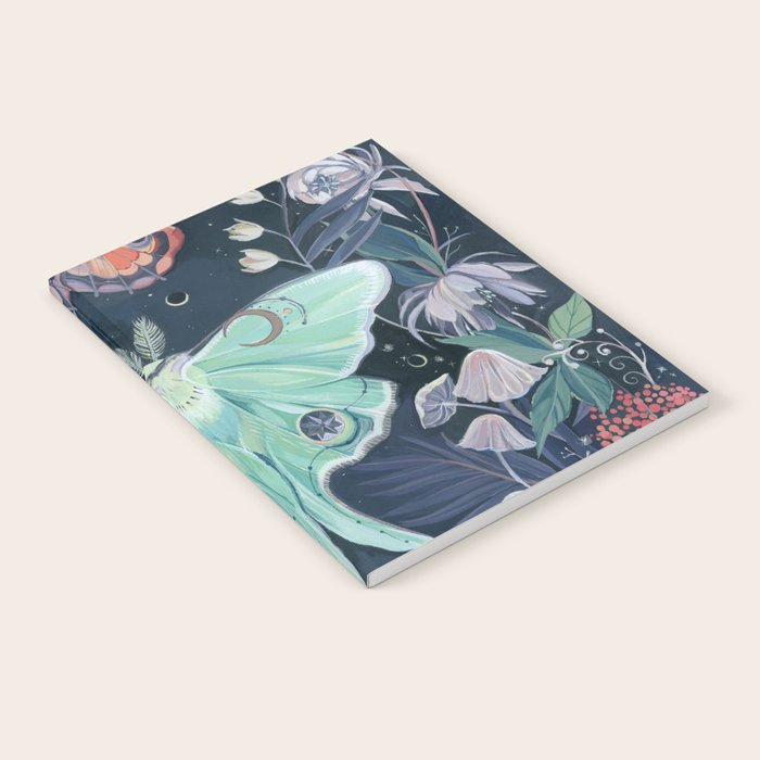 Luna Moth Notebook Gallery Image 1