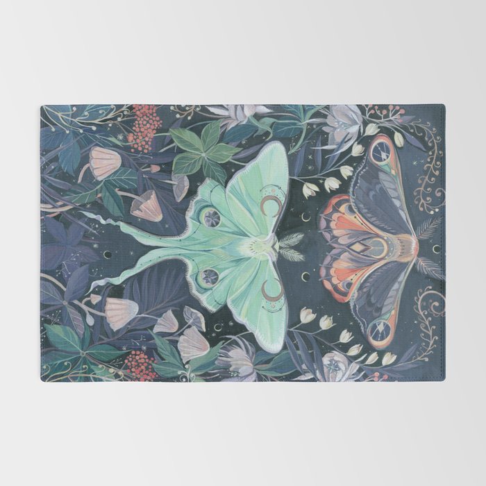 Luna Moth Rug Gallery Image 2
