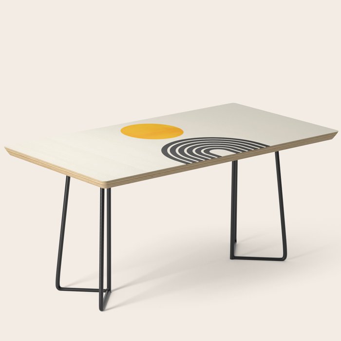 Gold Sun I: Mid-Century Modern Edition Coffee Table Gallery Image 1