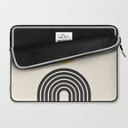 Gold Sun I: Mid-Century Modern Edition Laptop Sleeve Gallery Image 2