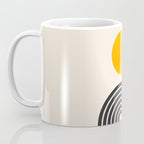 Gold Sun I: Mid-Century Modern Edition Coffee Mug Gallery Image 3