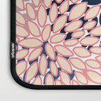Floral Blooms, Pink, Blue, Gray Laptop Sleeve Gallery Image 3