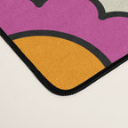 Colorful Flowers Happy Retro Pattern Desk Mat Gallery Image 4