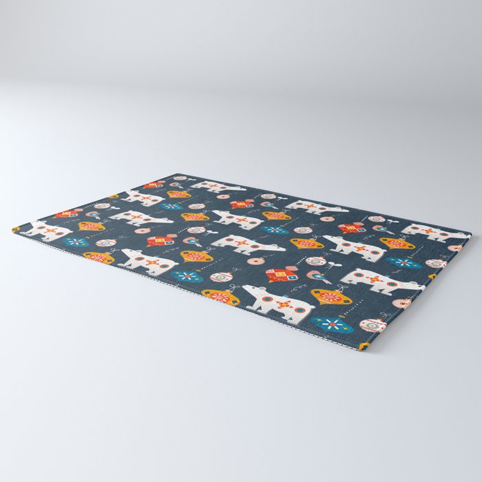 Christmas Retro decorations no2 Rug Gallery Image 3
