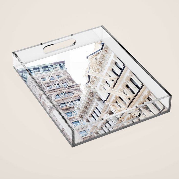 So SoHo - New York Architecture Photography Acrylic Tray Gallery Image 1