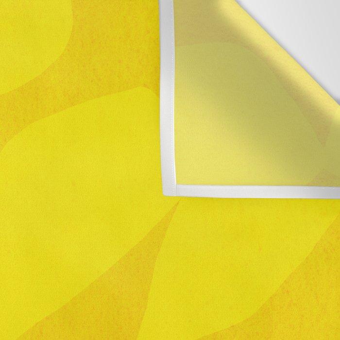 Abstract botanical- yellow gold  Wall Tapestry Gallery Image 3