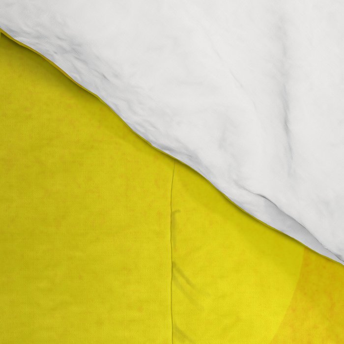 Abstract botanical- yellow gold  Comforter Gallery Image 4