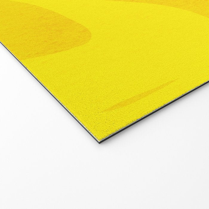 Abstract botanical- yellow gold  Welcome Mat Gallery Image 2