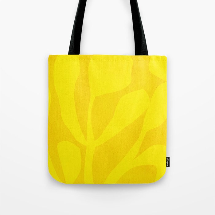 Abstract botanical- yellow gold  Tote Bag Gallery Image 1