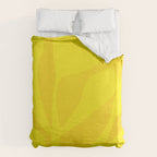Abstract botanical- yellow gold  Duvet Cover Gallery Image 6