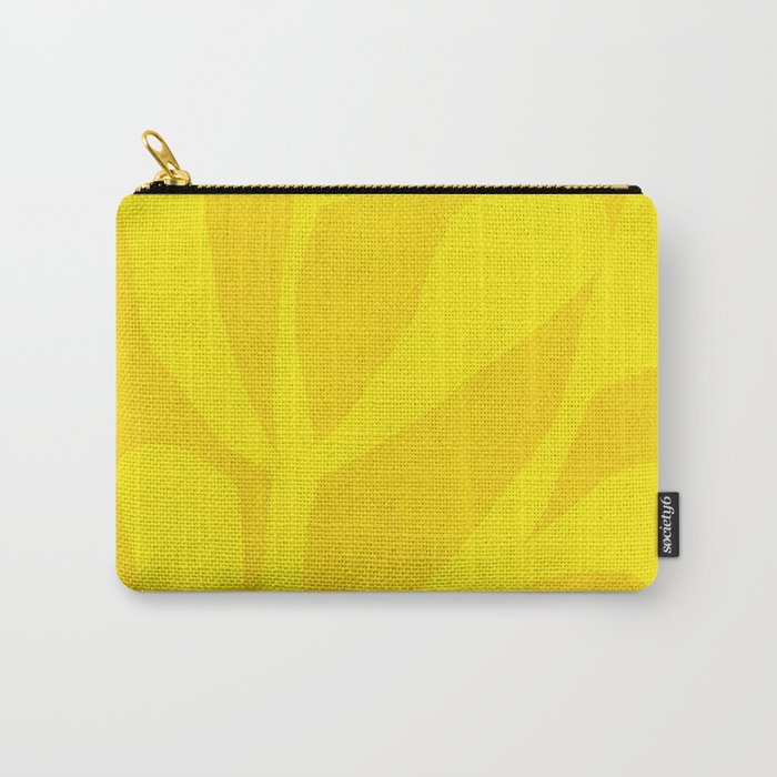 Abstract botanical- yellow gold  Carry All Pouch Gallery Image 1