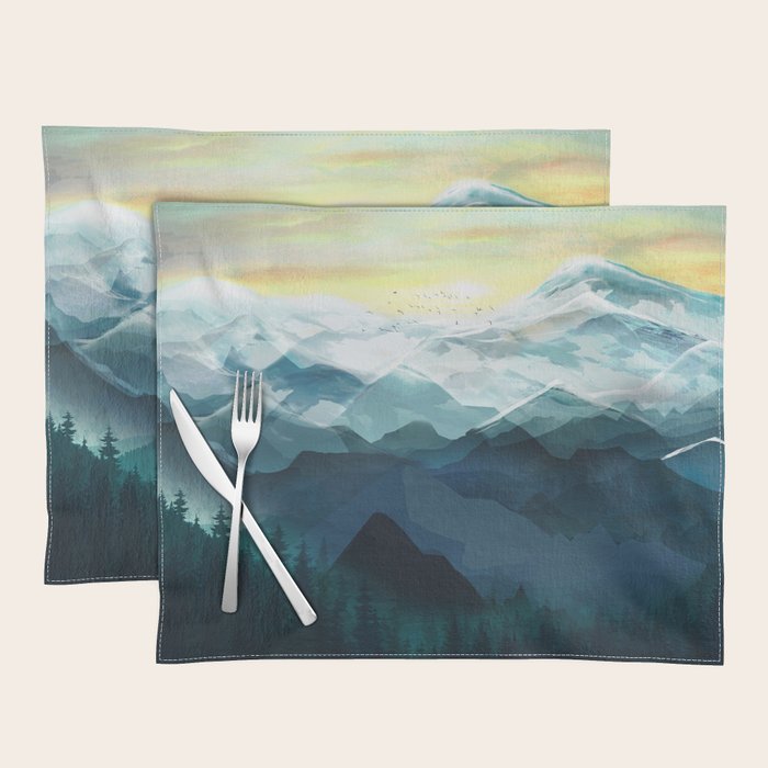 Mountain Range Placemat Gallery Image 1