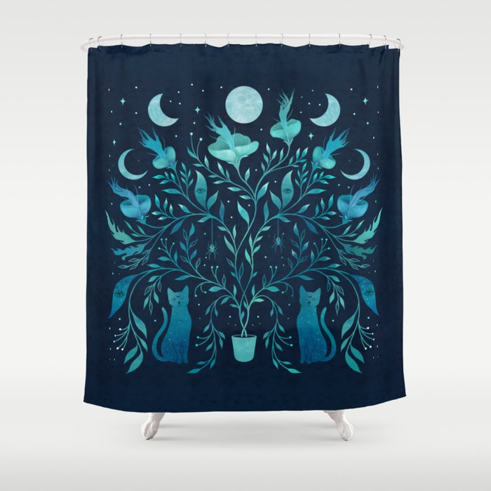 Potted Plant Shower Curtain Gallery Image 1