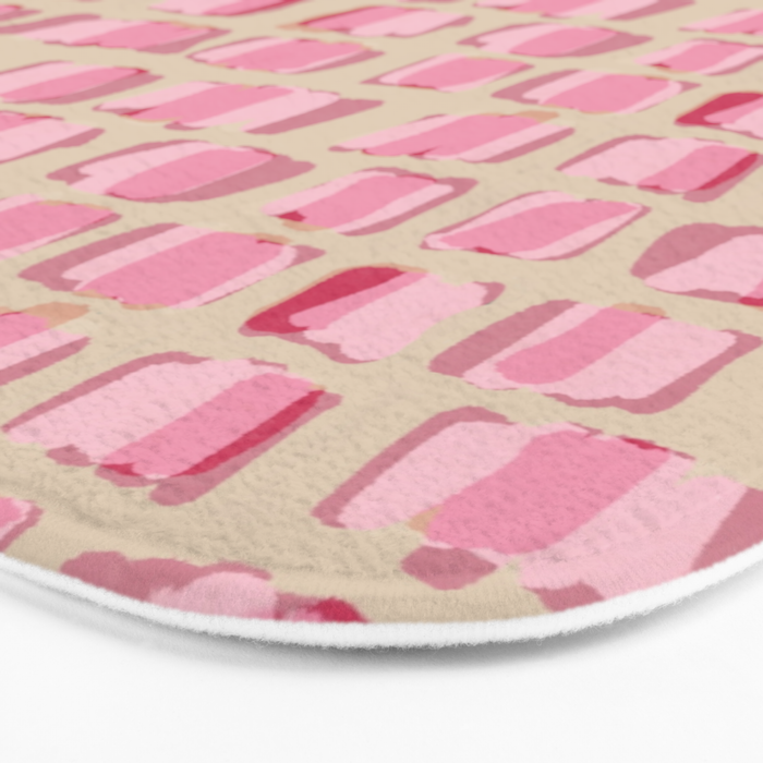 Parisian Bakery - Pink Bath Mat Gallery Image 3