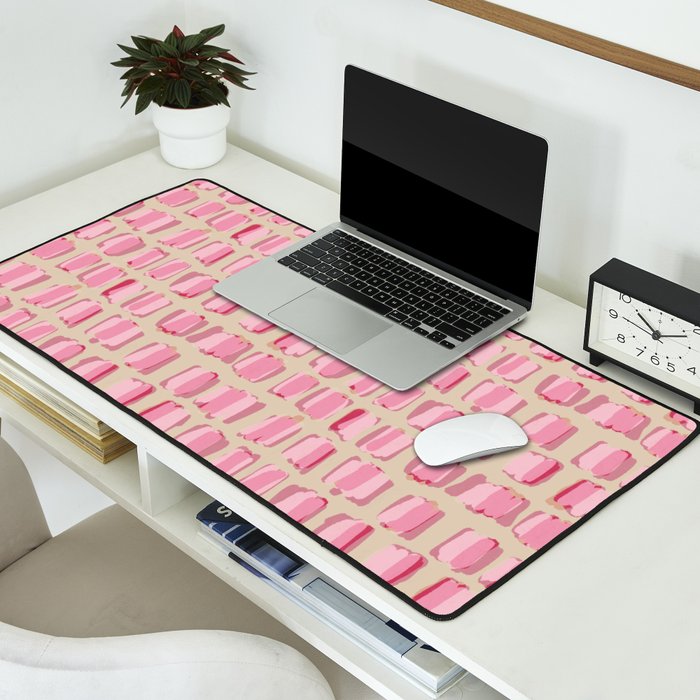 Parisian Bakery - Pink Desk Mat Gallery Image 2