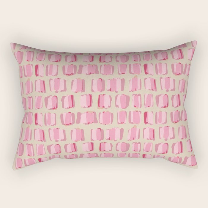 Parisian Bakery - Pink Rectangular Pillow Gallery Image 1