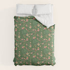 Swedish Floral - Green Comforter Gallery Image 6