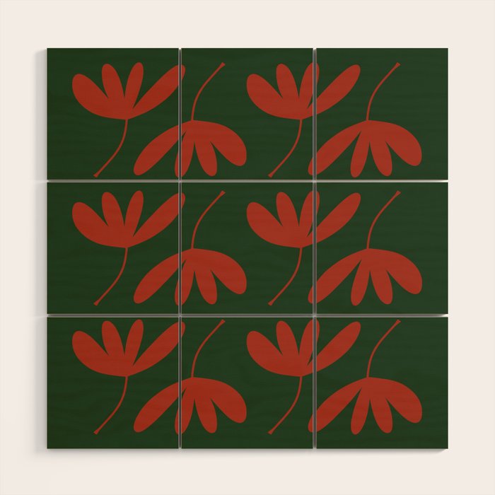 Flying Leaves Wood Wall Art Gallery Image 1