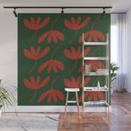 Flying Leaves Wall Mural Gallery Image 1