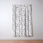 Lots of dogs doggy faces pattern Window Curtain Gallery Image 3