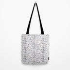 Lots of dogs doggy faces pattern Tote Bag Gallery Image 2