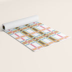 Bold Crosshatch Colorful Yoga Mat Gallery Image 2