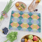 Mid-century Modern Geometric Pattern Cutting Board Gallery Image 2