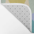  Mid-century Modern Geometric Pattern Bath Mat Gallery Image 2