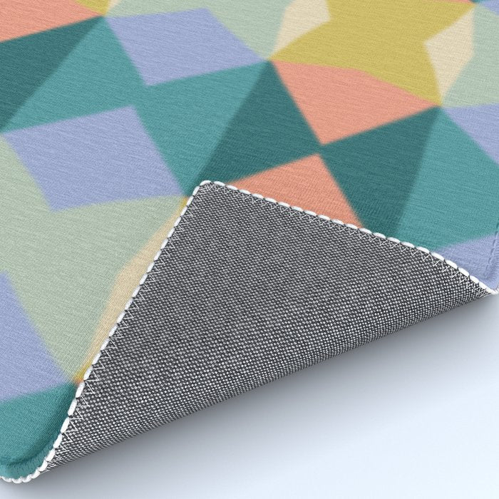  Mid-century Modern Geometric Pattern Rug Gallery Image 4