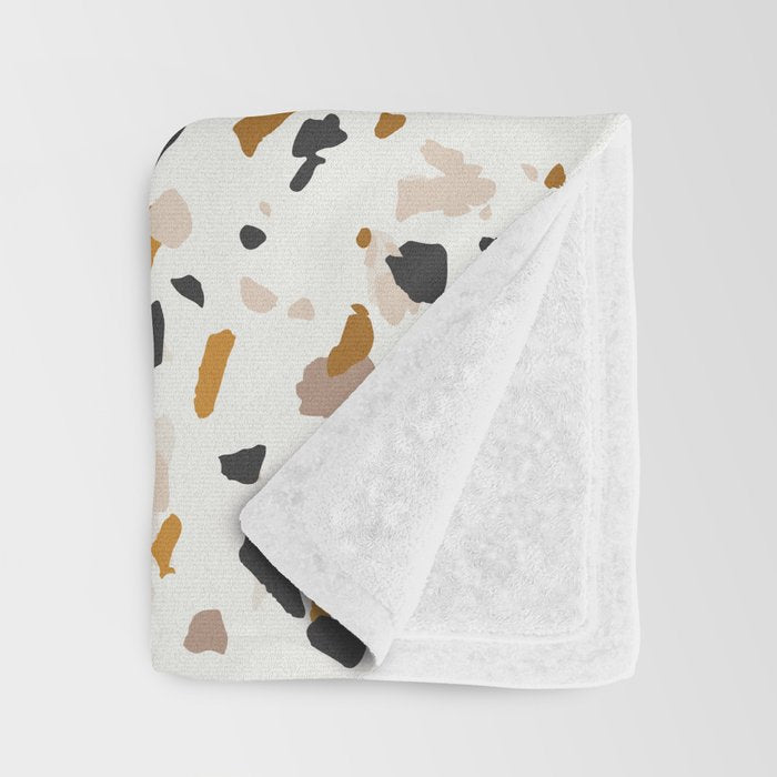 TERRAZZO NATURAL Throw Blanket Gallery Image 3