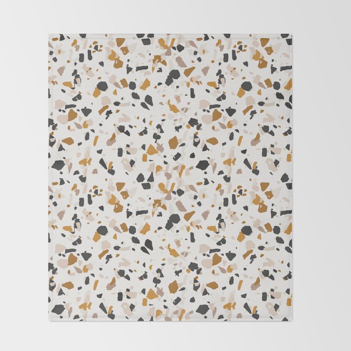 TERRAZZO NATURAL Throw Blanket Gallery Image 2