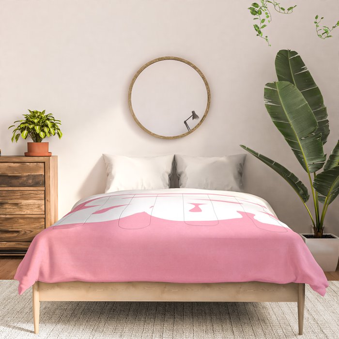 Pastel Pink Wiggle Run Comforter Gallery Image 3
