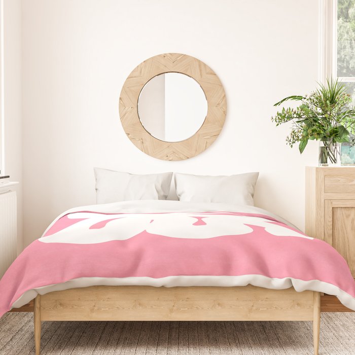 Pastel Pink Wiggle Run Duvet Cover Gallery Image 3