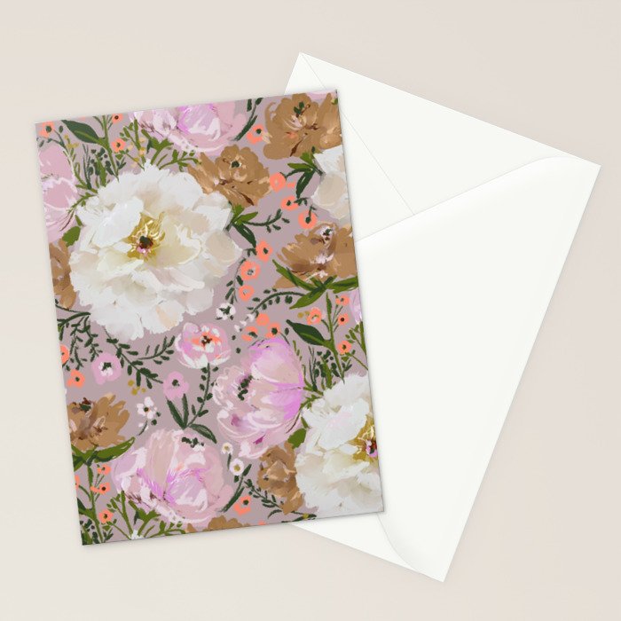 Summer Bouquet Stationery Card Gallery Image 2
