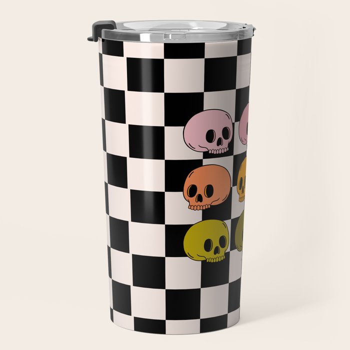 Rainbow Skulls Travel Mug Gallery Image 3