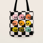 Rainbow Skulls Tote Bag Gallery Image 1
