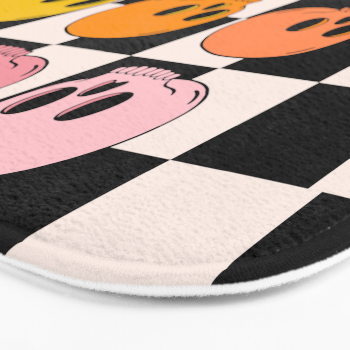 Rainbow Skulls Bath Mat Gallery Image 3