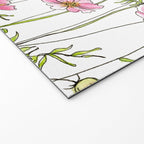 Pink Cosmos Flowers Welcome Mat Gallery Image 2