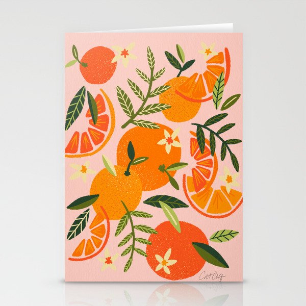 Orange Blooms - Blush Stationery Card Gallery Image 2