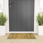 Hereke Northwest Anatolian Silk Rug Print Welcome Mat Gallery Image 3