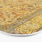 Hereke Northwest Anatolian Silk Rug Print Bath Mat Gallery Image 3