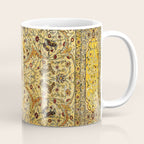 Hereke Northwest Anatolian Silk Rug Print Coffee Mug Gallery Image 1