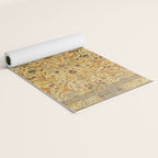 Hereke Northwest Anatolian Silk Rug Print Yoga Mat Gallery Image 2