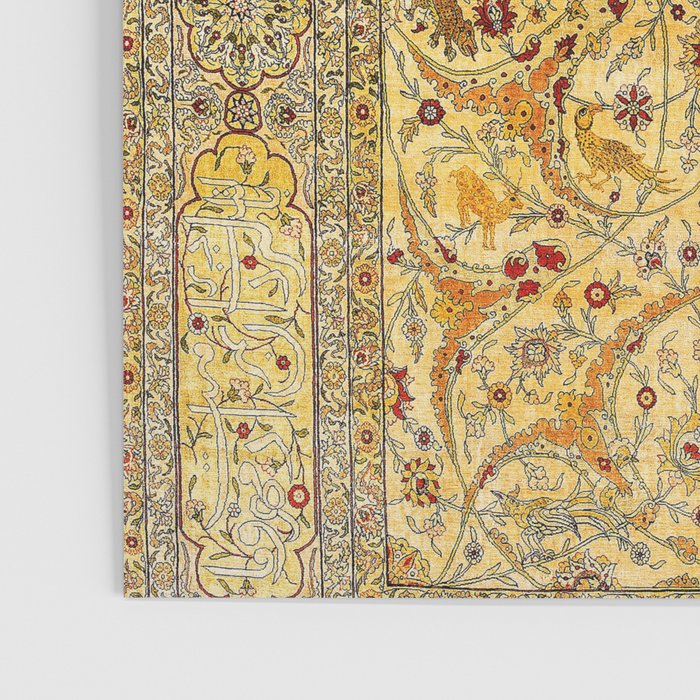 Hereke Northwest Anatolian Silk Rug Print Poster Gallery Image 3
