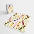 Colorful Winter Skiing Design Jigsaw Puzzle Gallery Image 2