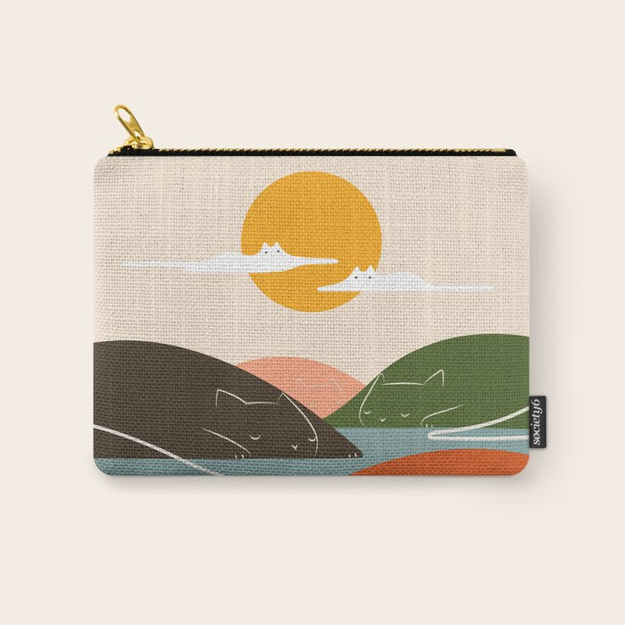 Cat Landscape 104 Carry All Pouch Gallery Image 1
