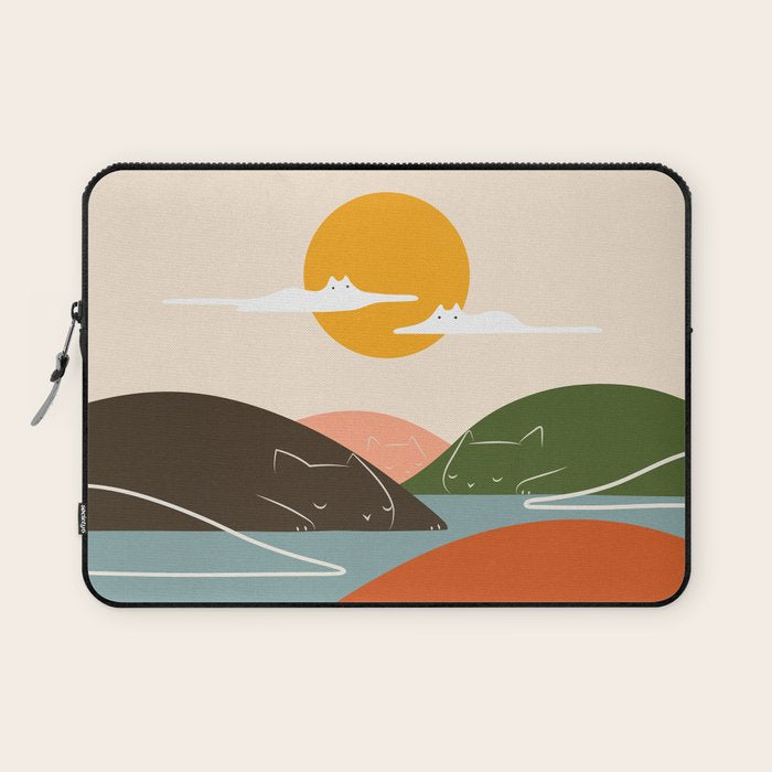 Cat Landscape 104 Laptop Sleeve Gallery Image 1