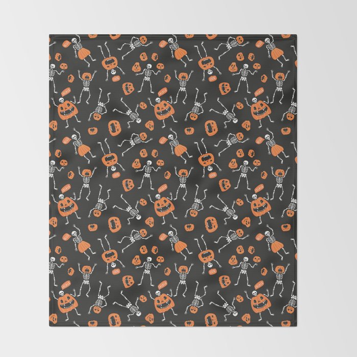 Pumpkin costume Throw Blanket Gallery Image 2